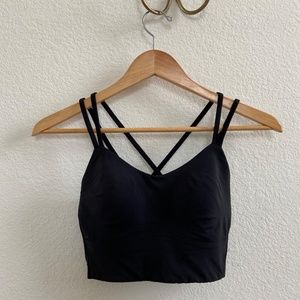 Lululemon Sports Bra, Size 8, Black